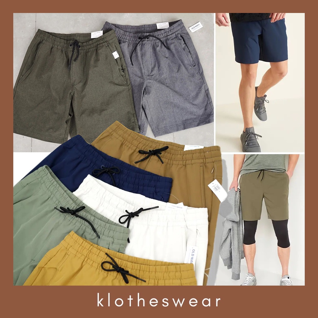 Celana Pendek Old N+vy 9 StrechTech Zip Pocket