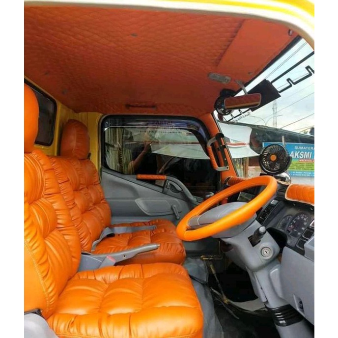 Sarung jok / Cover jok truck Canter Dyna Dutro Ragasa model full sofa
