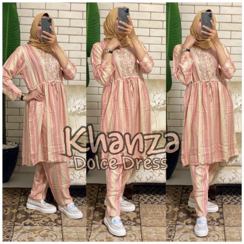 DASTER ARAB DOLCE SETELAN KHANZA BY DOLCE DRESS ORI