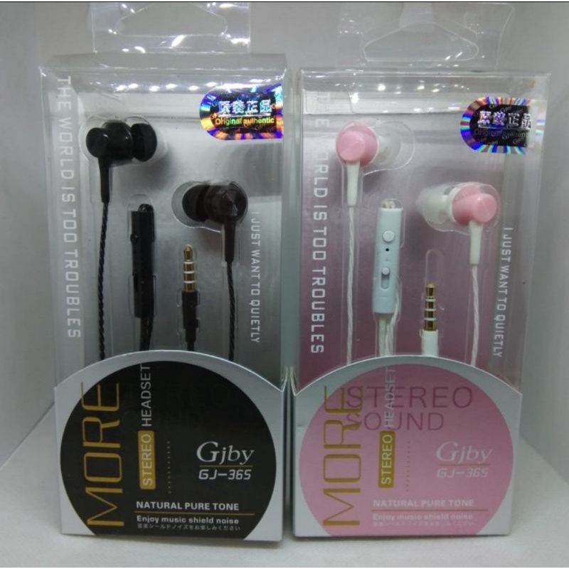 Headset Handsfree Gjby Gj-365