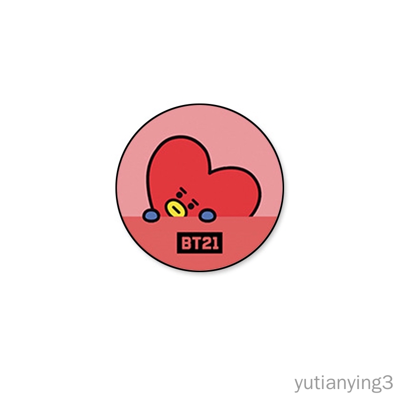 Popsocket Teleskopis Motif BT21 Kartun untuk Mobile Phone