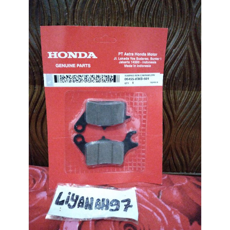 DISPAD HONDA BLADE/ABSLT REVO/SUPRA X 125/SUPRA X 125 FI-KWB