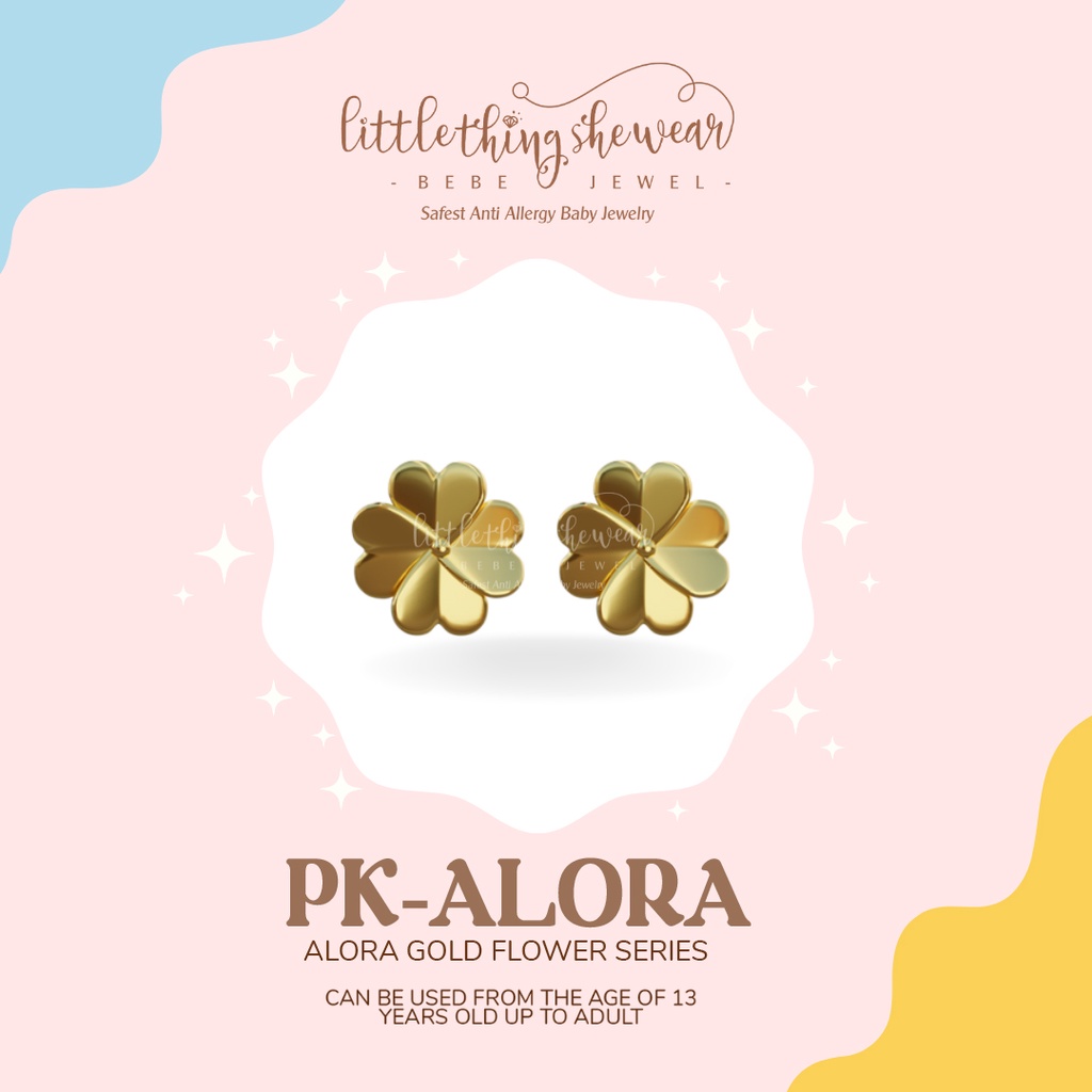 Anting Dewasa Littlethingshewear Alora Gold Adult PK-ALORA 0,5gr