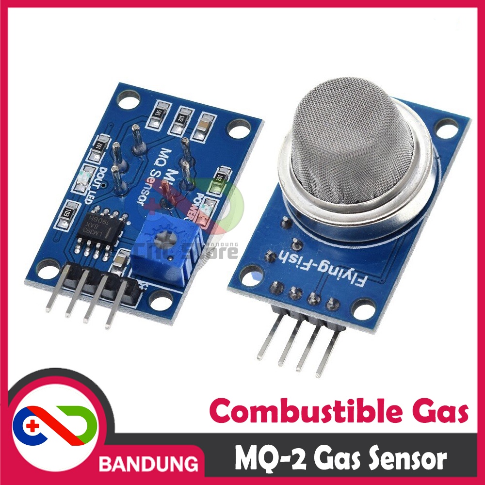 MQ-2 MQ2 LPG BUTANE METHANE GAS SMOKE SENSOR MODULE FOR ARDUINO