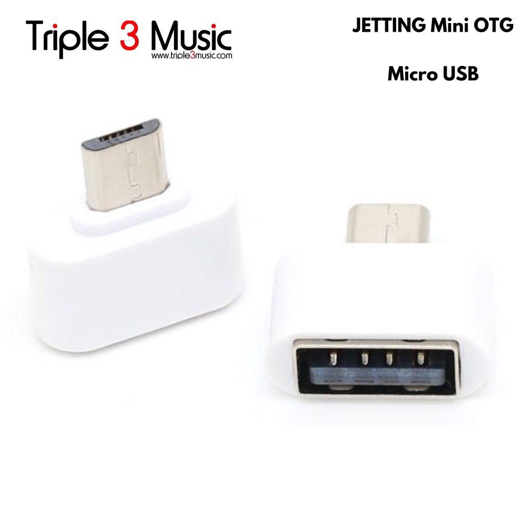 Jetting V8 OTG Adapter Micro USB ke USB Female Triple 3 Music