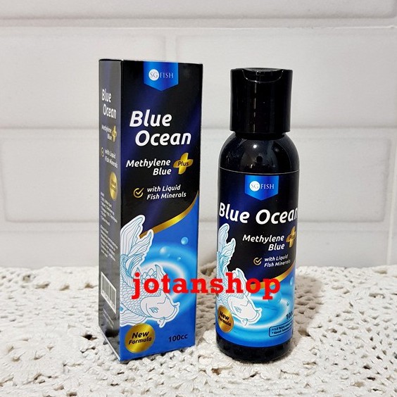 SG FISH BLUE OCEAN METHYLENE BLUE PLUS METHYLINE OBAT BIRU IKAN HIAS AQUARIUM