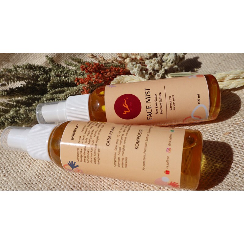 FACE MIST PREMIUM SAFFRON ZAMZAM WATER