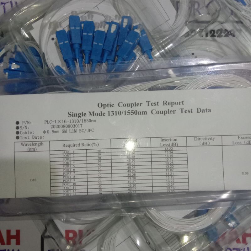 SPLITER PLC 1:16 SC UPC/spliter micro plc 1:16 sc upc