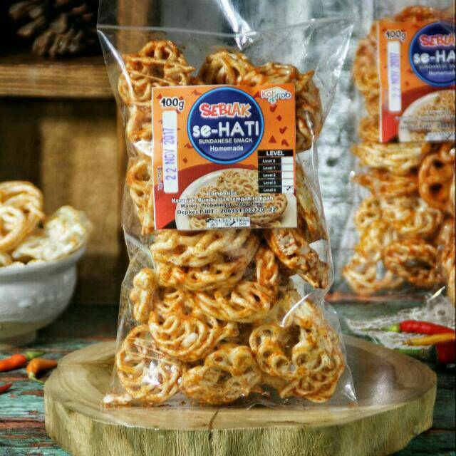 

Krupuk Seblak Se-Hati (Paket Hemat isi 5 pcs)