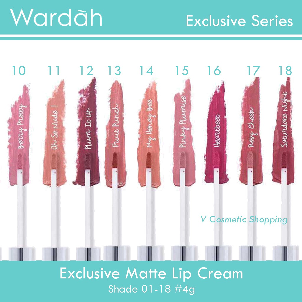 Wardah Exclusive Matte Lip Cream