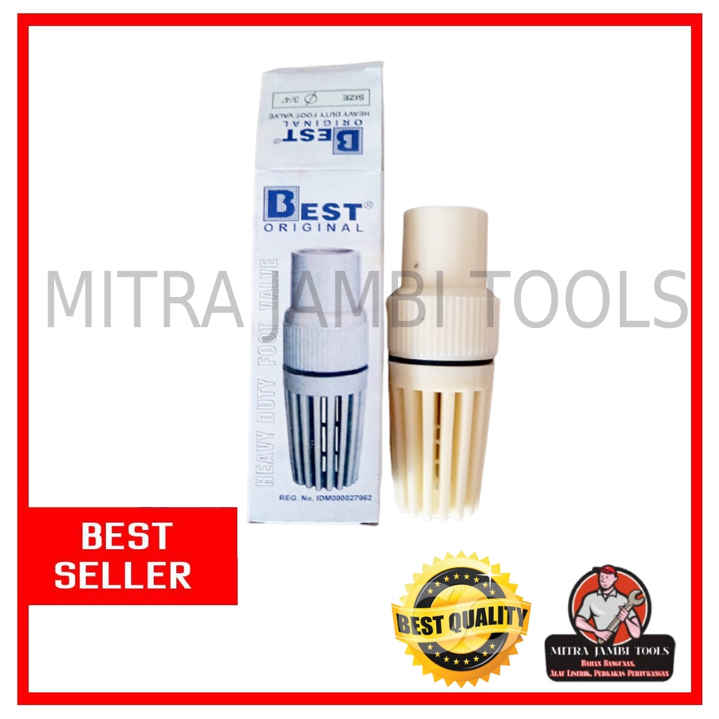 SARINGAN AIR SUMUR FOOT KLEP PVC 3/4