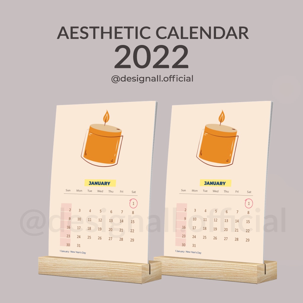 

DESIGNALL KALENDER AESTHETIC 2022 HYG