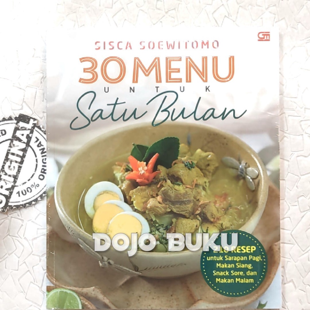 Buku 30 Menu untuk 1 Bulan by Sisca Soewitomo