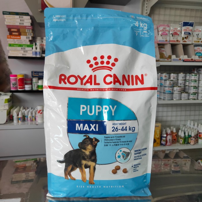 Makanan Anak Anjing Royal Canin Maxi Puppy 4 kg RC Junior rc maxi puppy