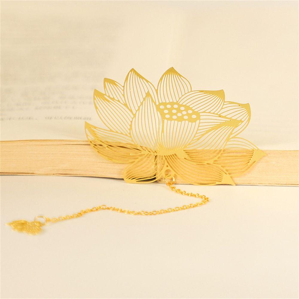 Nickolas1 Bookmark Maple Leaf Perlengkapan Sekolah Klip Halaman Tempat Buku Retro Book Clip Chinese Style Leaf Bookmark