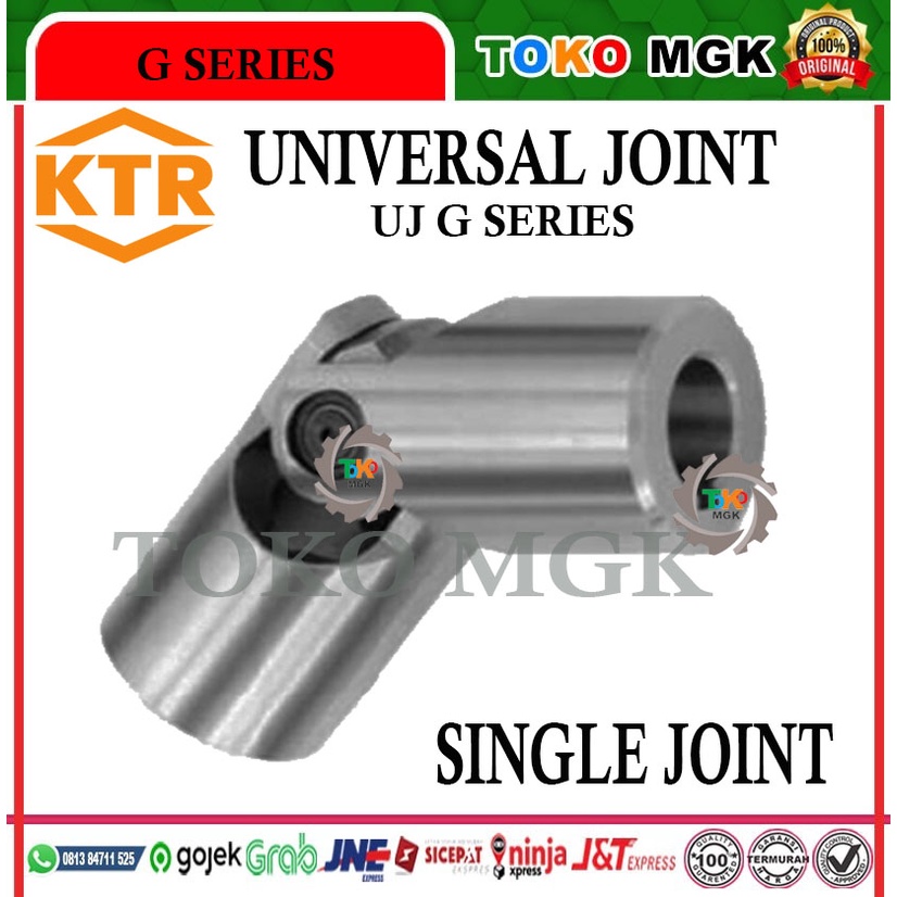 UNIVERSAL JOINT 8G 40x80x160mm SINGLE PRECISION JOINT KTR
