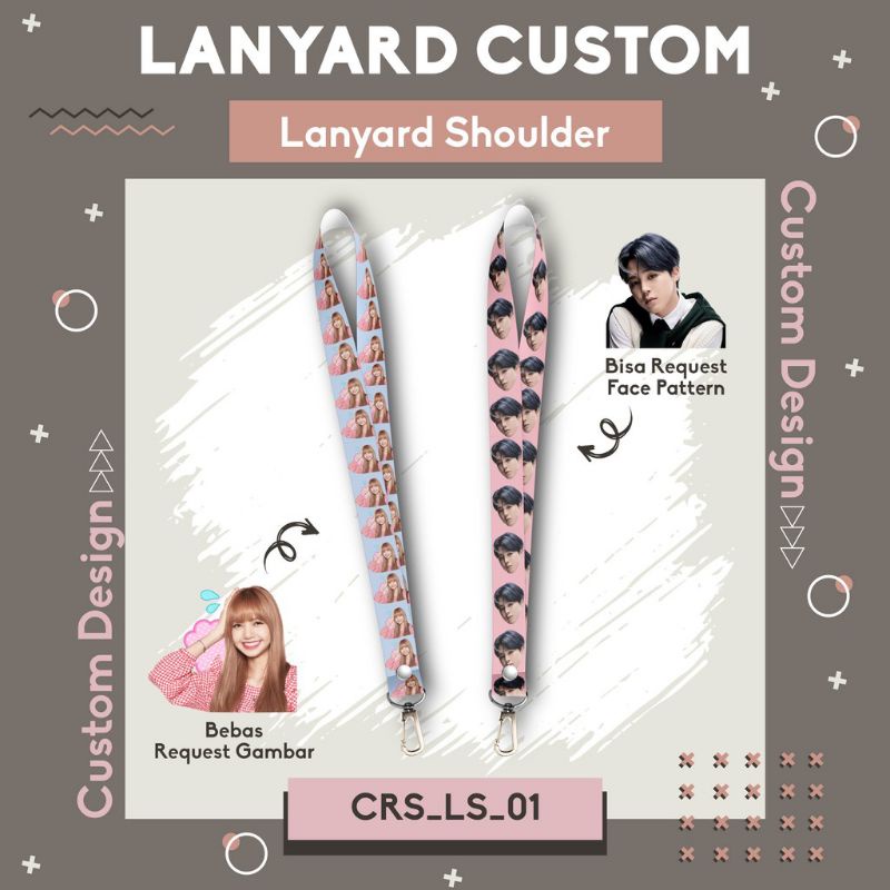 

Tali Lanyard Leher Cetak Satu Sisi