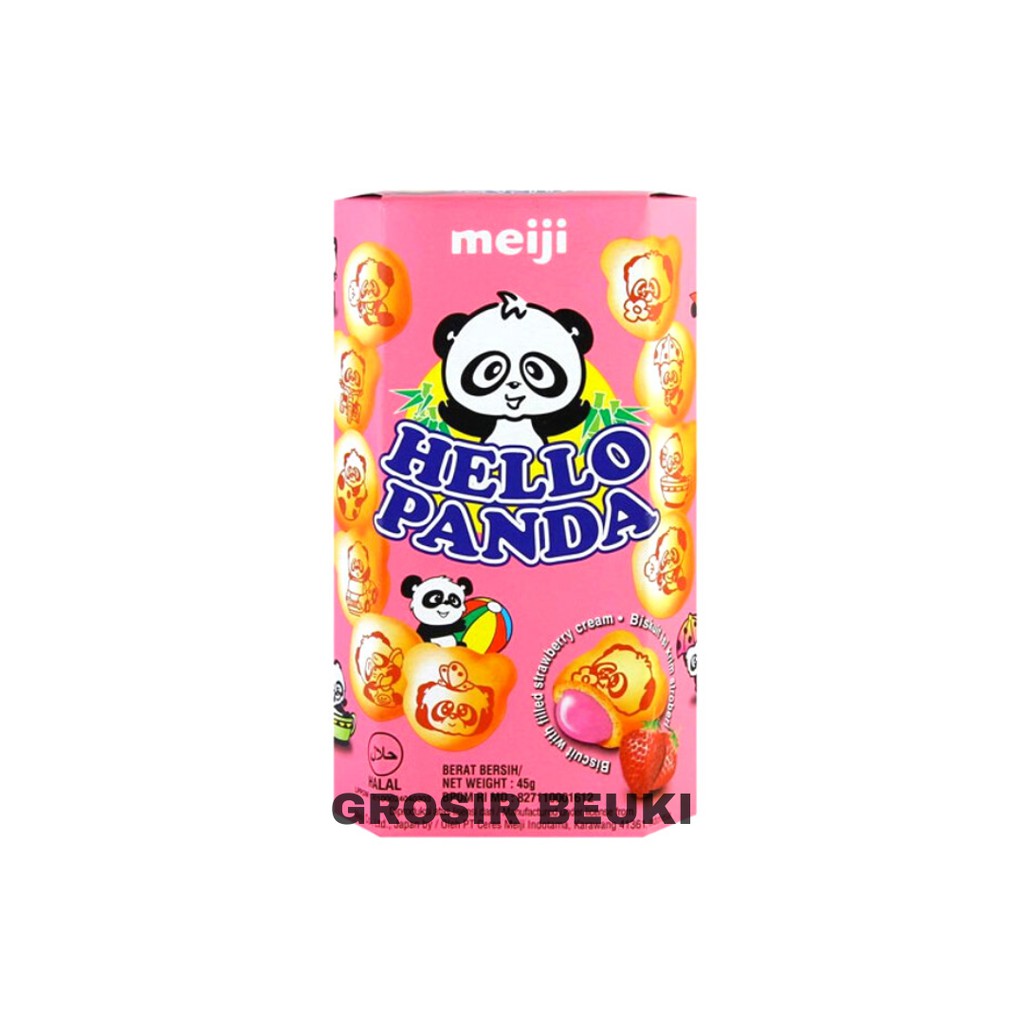 

HELLO PANDA BISCUITS - Strawberry Cream