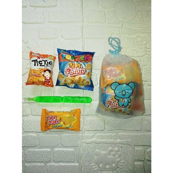 

POUCH SAJA UNTUK HAMPERS SNAK MINI BAG IMUT PC4