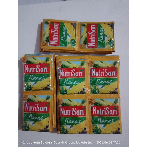 

Nutrisari Nanas 1 renceng isi10