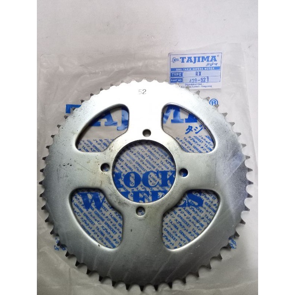 gir gear belakang  rxking rx king jupiter rxz 52 428 tajima