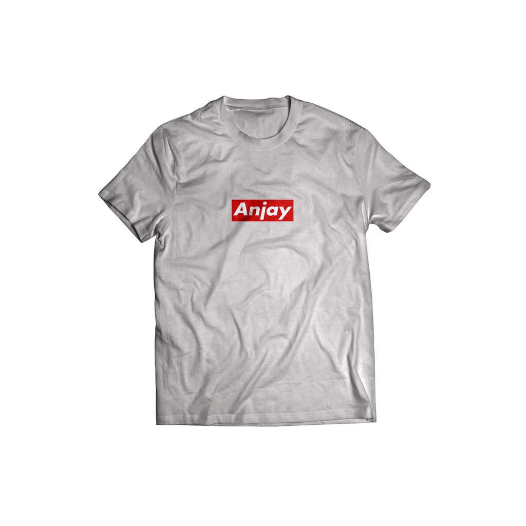 Kaos ANJAY | Kaos Logo Anjay | Baju Distro Text Anjay