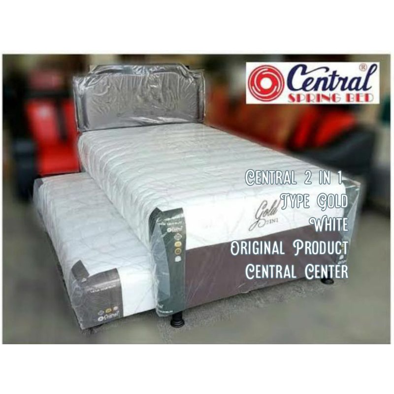 Official Produk Kasur Spring Bed 2 in 1 120x200 Central Gold sorong Terbaik dikelasnya Garansi resmi