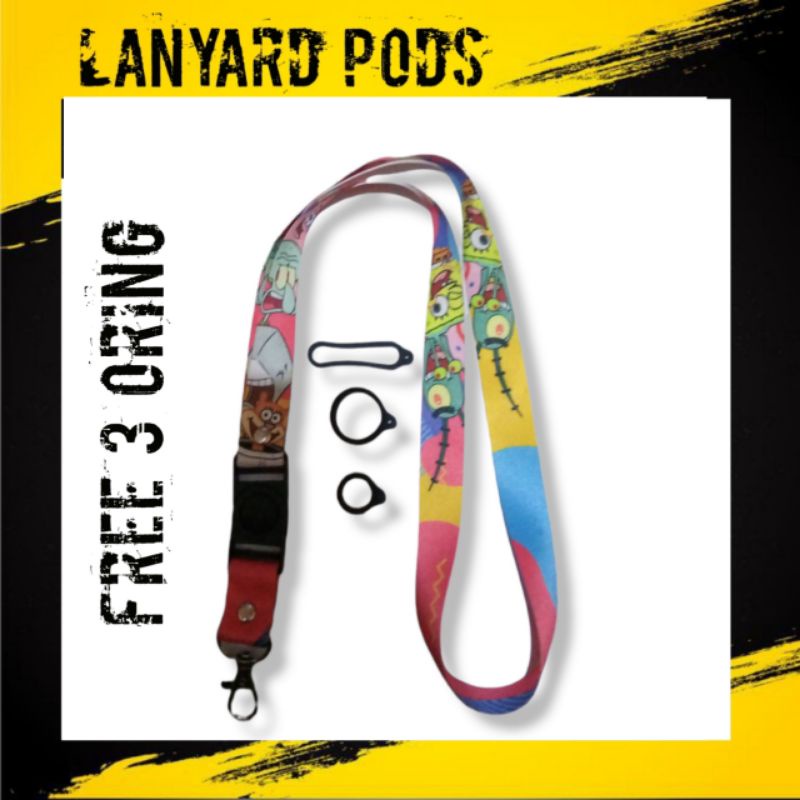 

LANYARD SPONGEBOB FREE 3 ORING