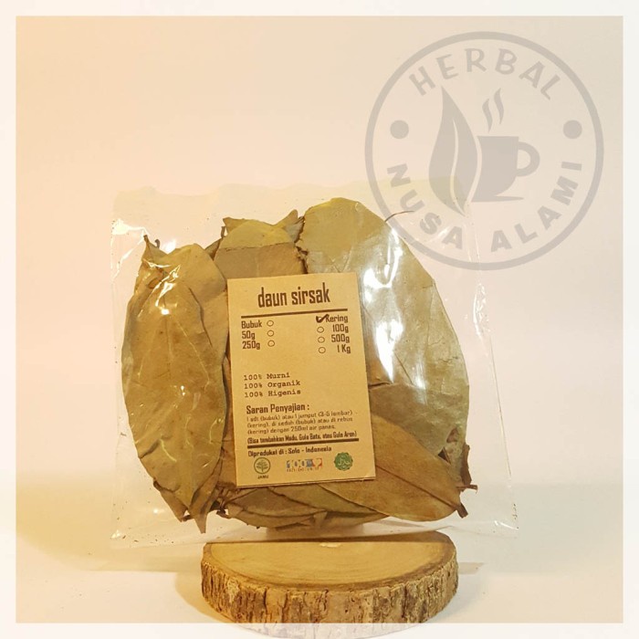 

DAUN SIRSAK KERING | PREMIUM | Annona Muricata 100g