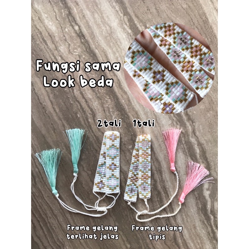 5 ROW Beads Loom [8 motif] - Gelang Tali Handmade