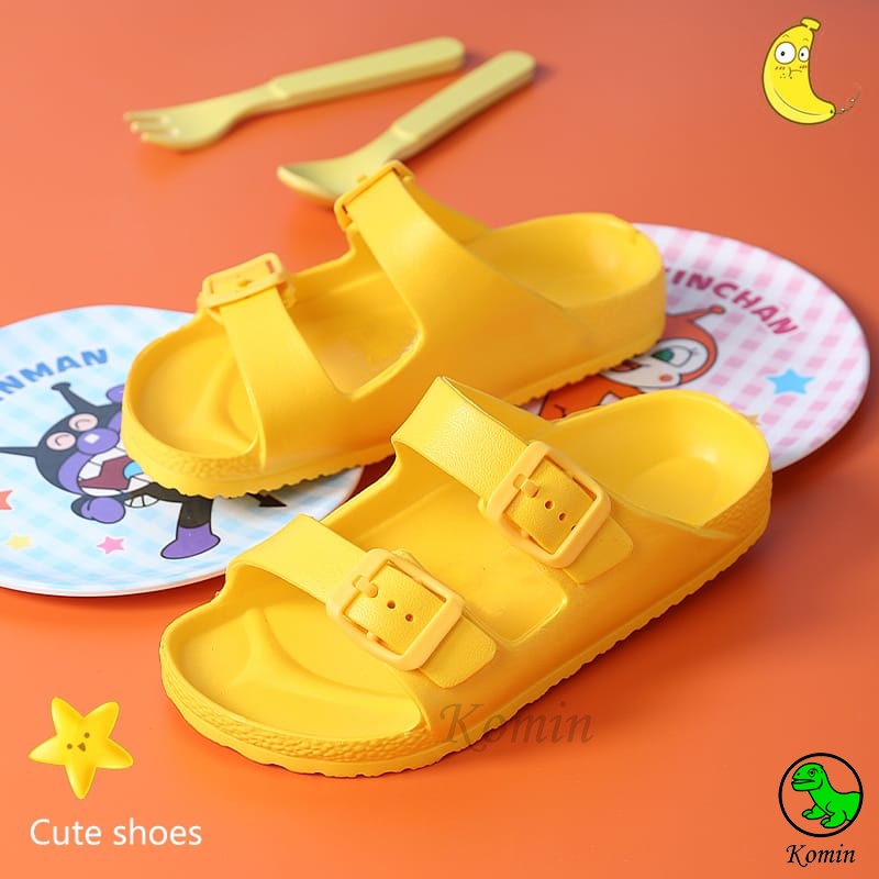 Komin Sandal Anak Laki-Laki Untuk Musim Panas, Antislip Nyaman Dan Empuk Sandal Anak Perempuan  Flexible Dan Nyaman Dipakai