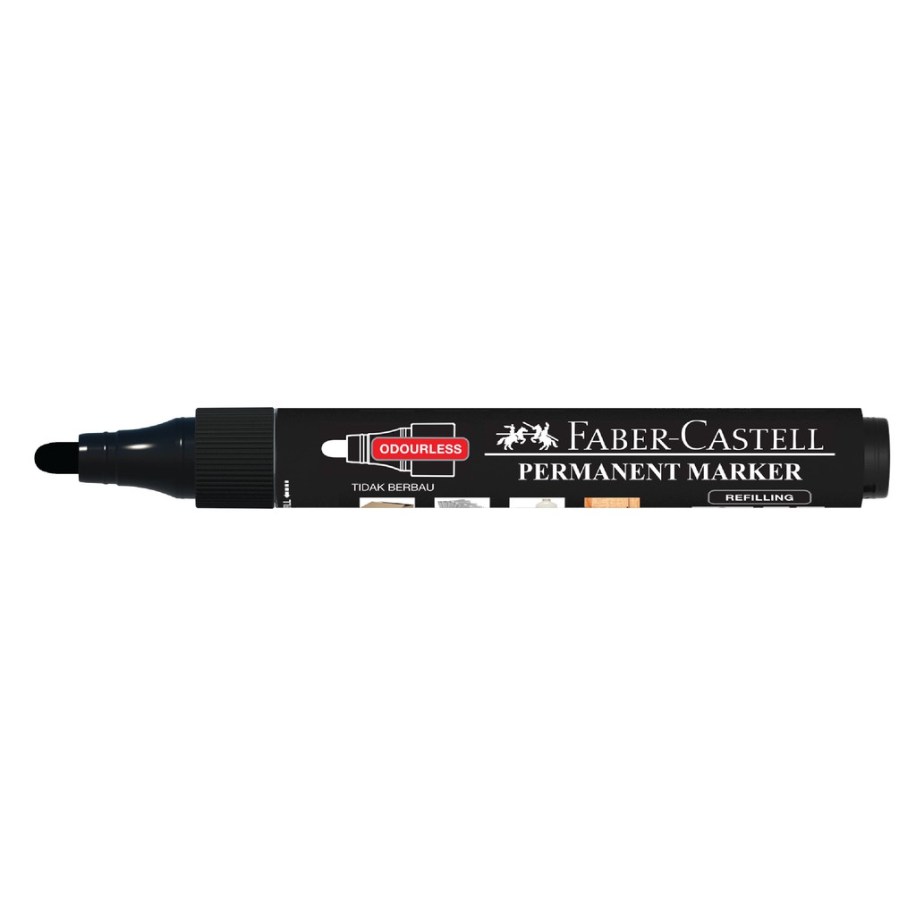 Faber-Castell Eco Permanent Marker Black Ink