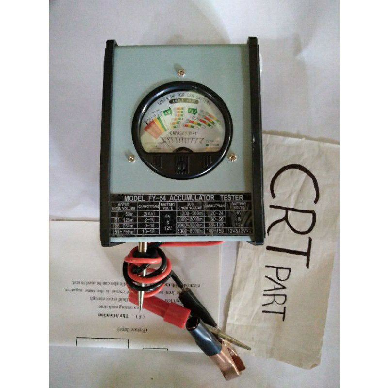 Tester Aki Tester Batteray Tester accu analog sellery