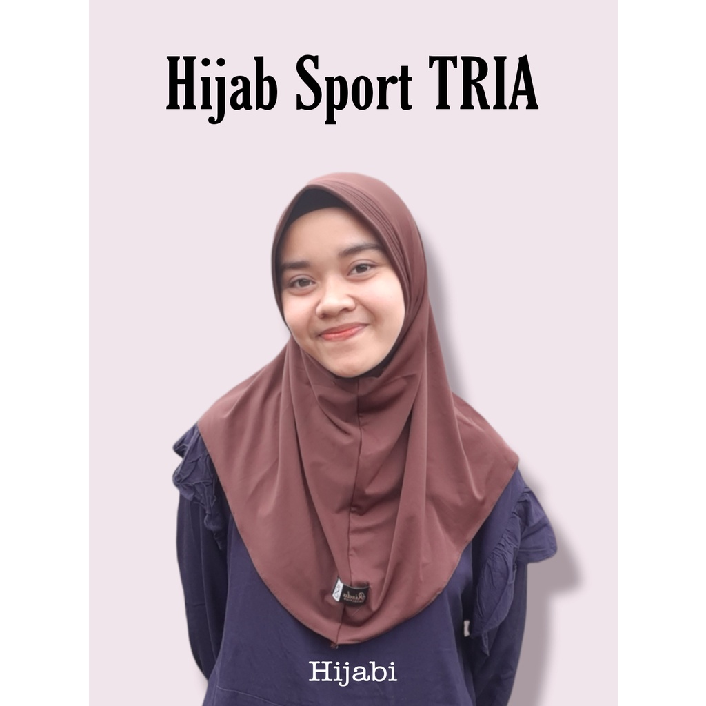 Hijab Sport TRIA Kerudung Olahraga Sporty Pet Kecil