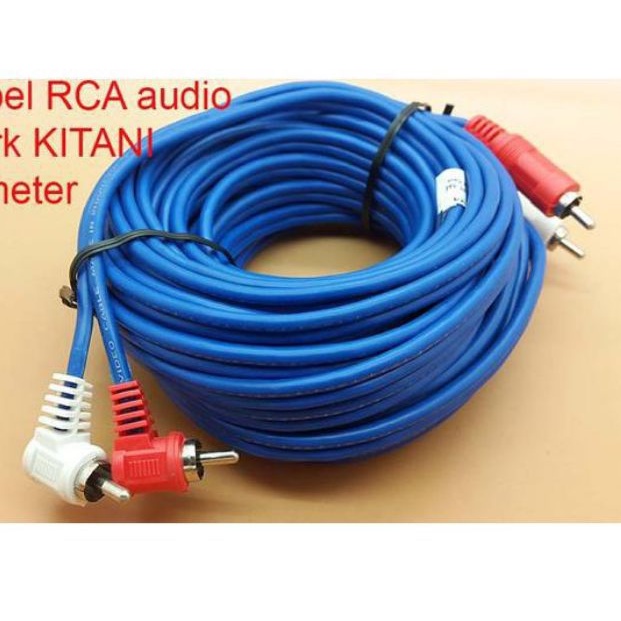 Kabel Jack Rca 2-2/2 Way Kitani Kabel Panjang 20 Meter kabel audio kabel rca kabel rca audio mobil