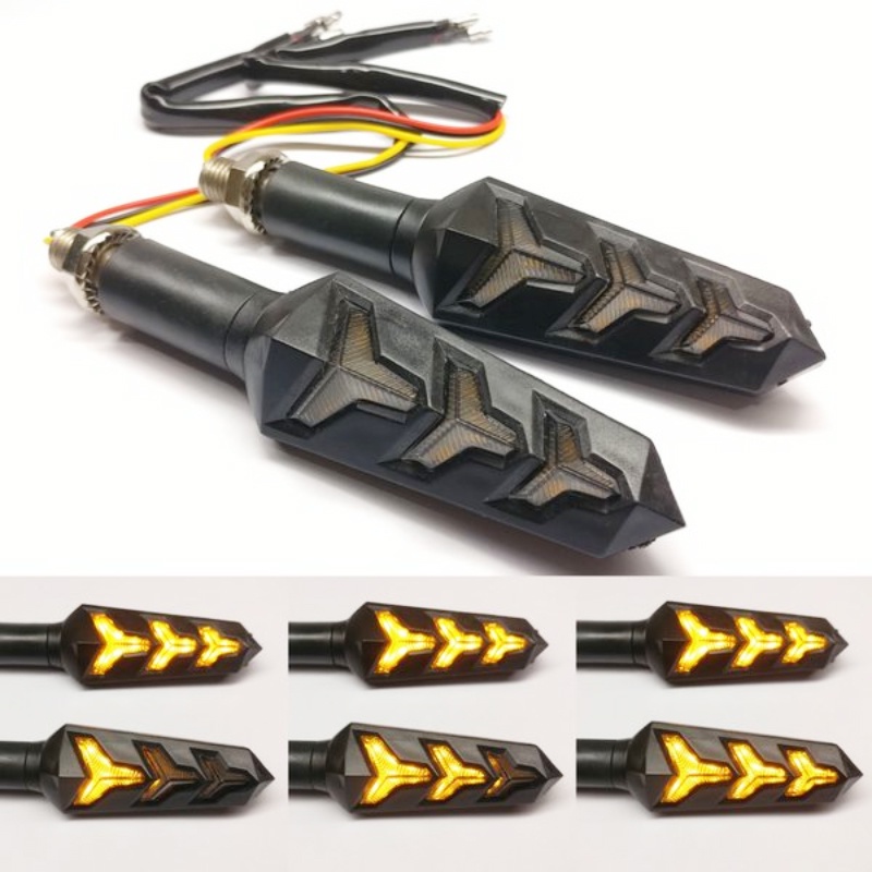 L244 | 2in1 Lampu Sein Sen Senja Panah LED Running Motor Aerox Vario CB150 CBR R15 Vixion Tiger GSX