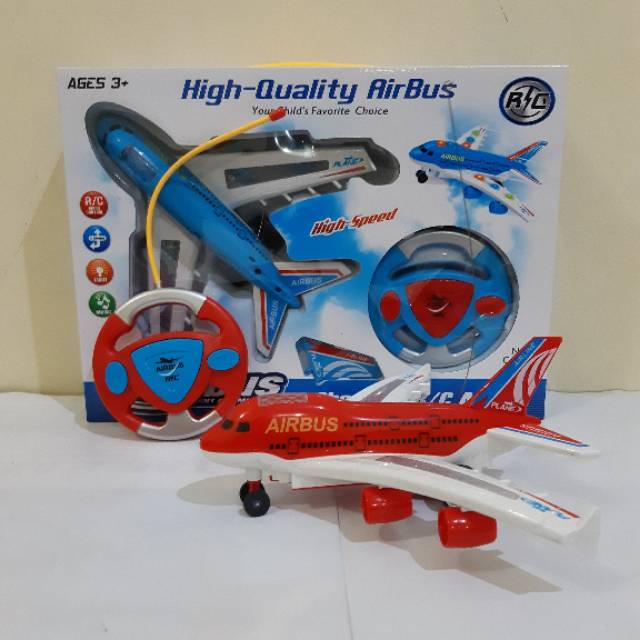 RC Pesawat Terbang Airbus - Mainan Remote Radio Control Anak Edukatif