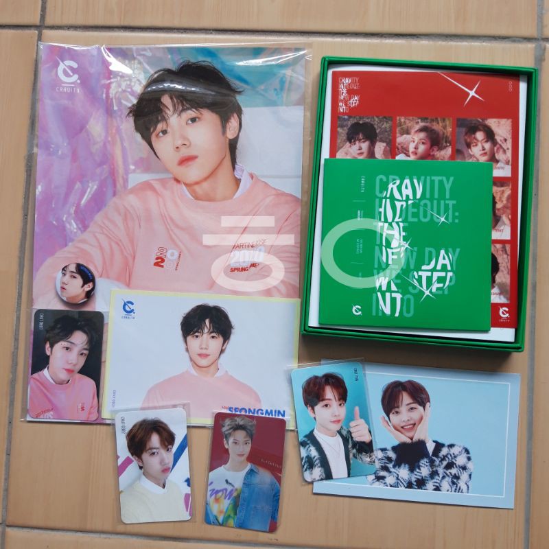 Photocard dan Album only Cravity minhee