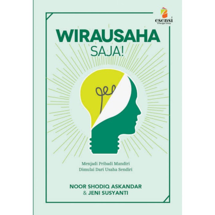 Buku Motivasi - Wirausaha Saja Esensi