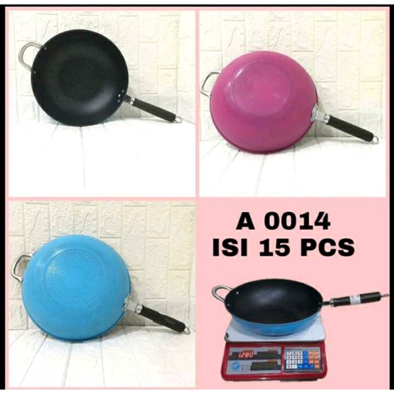 wajan gagang warna