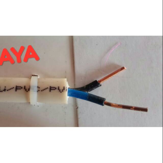 Kabel listrik extran 2x1,5 meteran