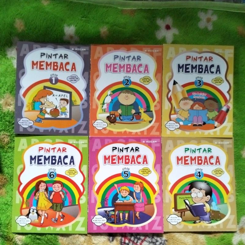 ORIGINAL BUKU PINTAR MEMBACA JILID 1 2 3 4 5 6 PAUD/TK