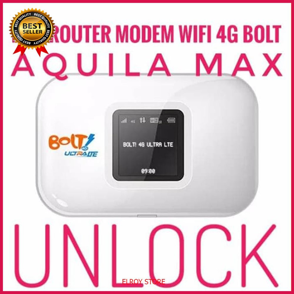 Mifi Router Modem Wifi 4G Bolt Aquila Max UNLOCK ALL OPERATOR SMARTFREN UNLIMITED PUTIH MIFI HUAWEI