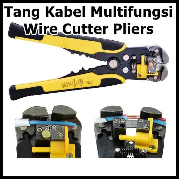 Taffware Tang Kabel Multifungsi Wire Cutter Pliers TK0742 Yellow