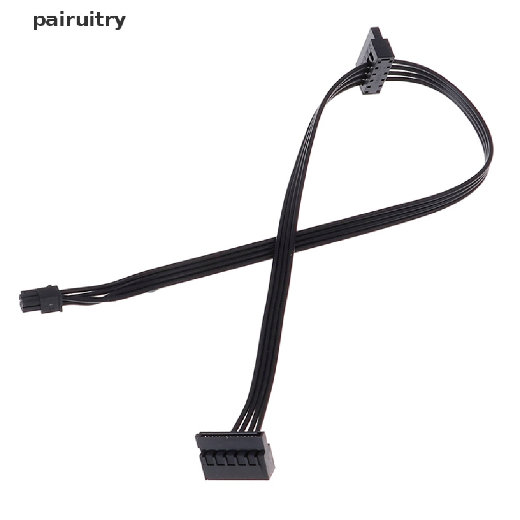 Prt 1Pc Kabel power supply mini 45CM 4 Pin Ke 2 Sata SSD Untuk lenovo M410 M610 M415 PRT