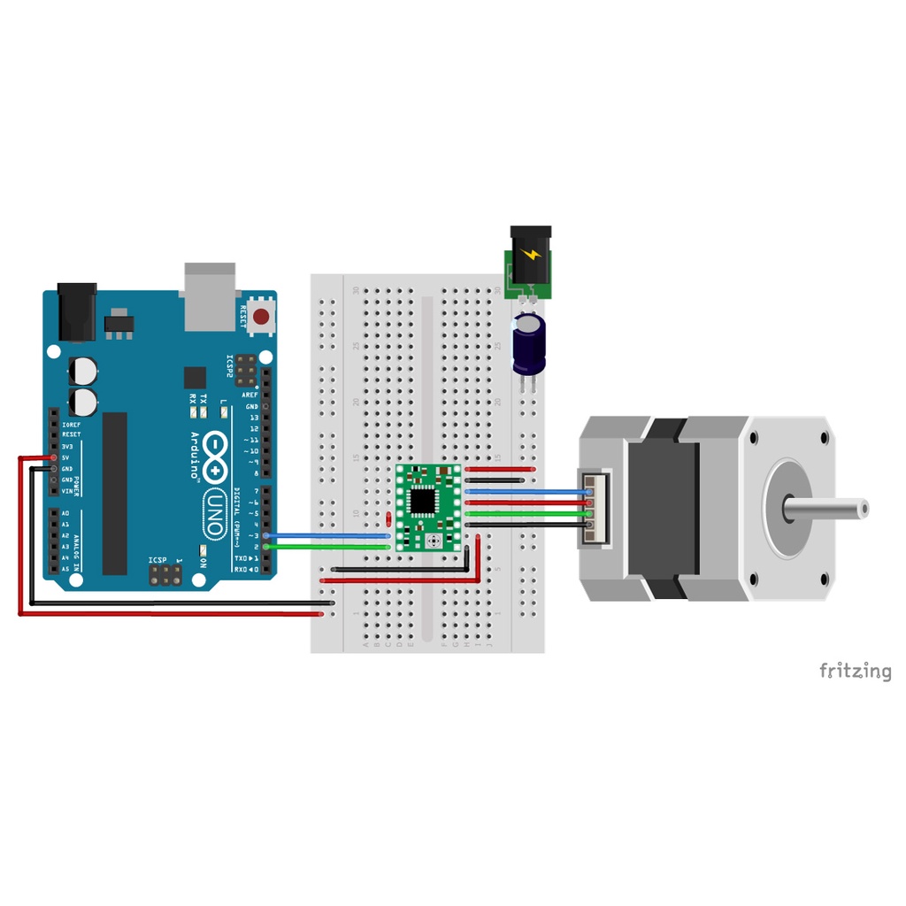 [HAEBOT] RepRap Motor Driver A4988 Module CNC Shield Arduinoo 3D Printer Pengendali Stepper 1/16 Mikrostepping 35V 1A Heatsink Pengontrol 1 pcs