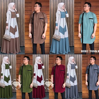 COUPLE GAMIS MUSLIM SHIRAYA | SETELAN CP FASHION BUSANA ...