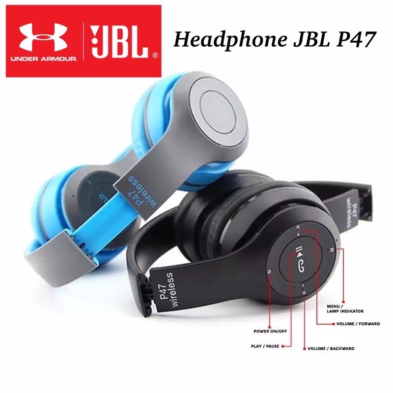 Handsfree Headset Bluetooth P47 Handset Handsfree P47 Bluetooth Bando Wireless Promo Sen