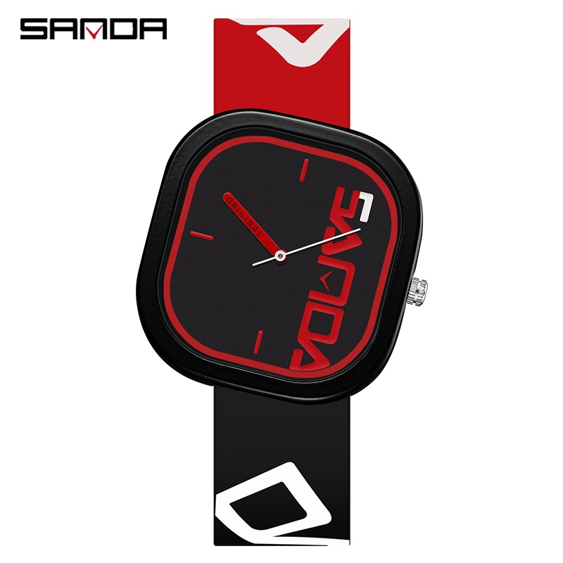 SANDA 3203 Jam Tangan Pria Wanita Analog Tali Rubber Anti Air WATCHKITE WKOS