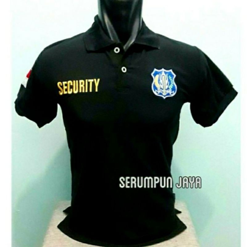 KAOS SECURITY - KAOS KERAH SECURITY - BAJU SECURITY - KAOS SATPAM